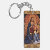PORTE-CLÉS VIERGE AVEC ENFANT ET SAINTS 2 (Devant gauche)