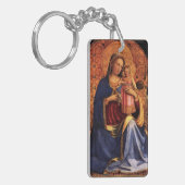 PORTE-CLÉS VIERGE AVEC ENFANT ET SAINTS 2 (Devant gauche)