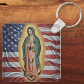 Porte-clés Vierge de Guadalupe - États-Unis (Verso)