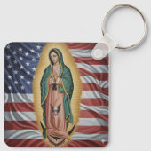Porte-clés Vierge de Guadalupe - États-Unis (Dos)