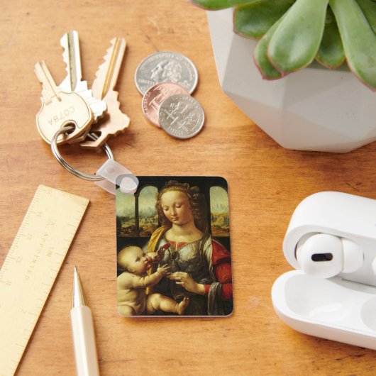 Porte-clés Vierge de la Carnation par Léonard de Vinci (Bureau)