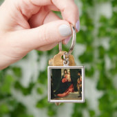 Porte-clés Vierge et enfant avec St Anthony de Padoue (main)