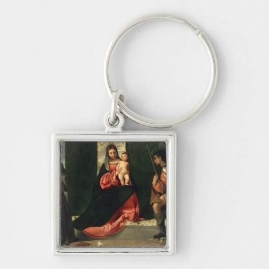 Porte-clés Vierge et enfant avec St Anthony de Padoue (Devant)
