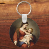 Porte-clés Vierge et enfant Christ (Recto)