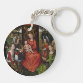 Porte-clés Vierge et enfant de Saints Catherine d'Alexandrie (Dos)