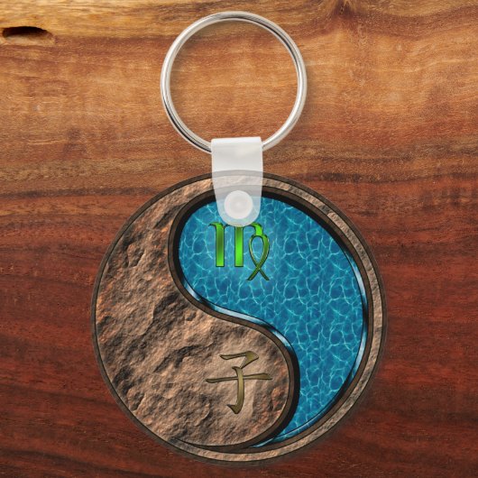 Porte-clés Vierge et rat d'eau (Verso)