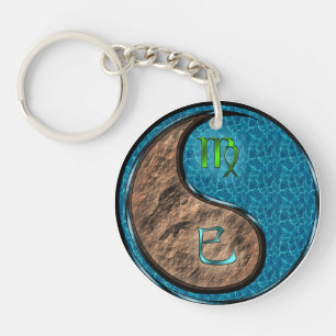Porte-clés Vierge et serpent d'eau