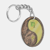 Porte-clés Vierge et singe métallique (Devant gauche)