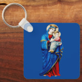Porte-clés Vierge Marie avec Bébé Jésus (Recto)