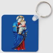 Porte-clés Vierge Marie avec Bébé Jésus (Dos)