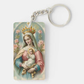 Porte-clés Vierge Marie avec Jésus Enfant Porte - clé (Dos)
