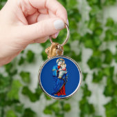 Porte-clés Vierge Marie avec l'Enfant Jésus (Main)