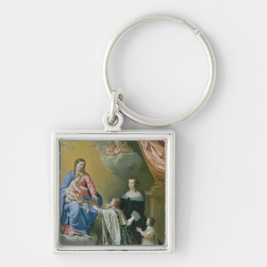 Porte-clés Vierge Marie donne la couronne et le sceptre (Devant)