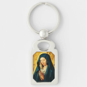 Porte-clés Vierge Marie Hodegetria Icône Byzantine Catholique