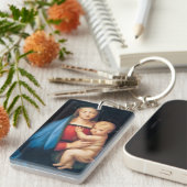 Porte-clés Vierge Marie Jésus Christ Art Religieux (Devant droit)