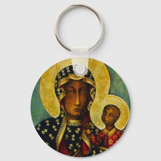 Porte-clés Vierge noire de Częstochowa (Recto)