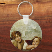 Porte-clés "Vierge Sixtine" de Raphaël (vers 1513) (Détail) (Recto)