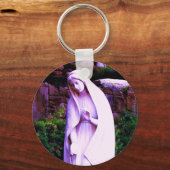 Porte-clés Vierge violette modifiée Marie (Recto)