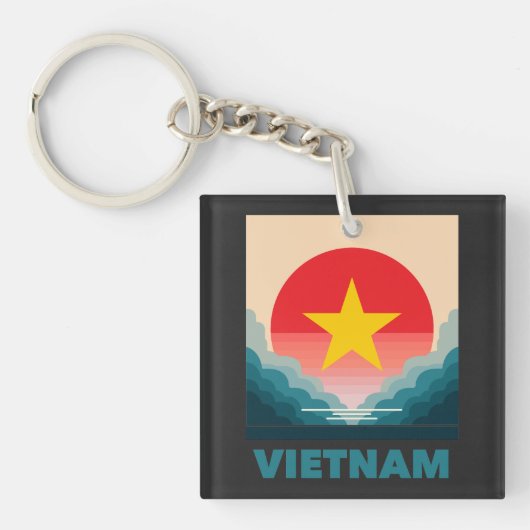 Porte-clés Vietnam Asie du Sud-Est (Devant)