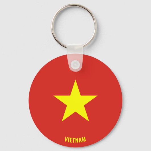 Porte-clés Vietnam Drapeau charmant patriotique (Recto)