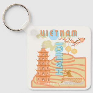Porte-clés Vietnam Travel Art