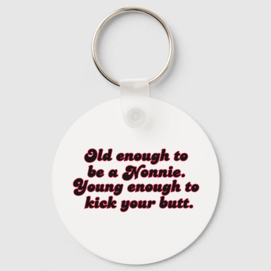 Porte-clés Vieux Assez Nonnie (Recto)