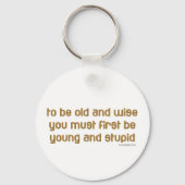 Porte-clés Vieux et sages (Verso)