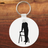 Porte-clés Vieux homme marchant (Recto)