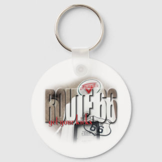 Porte-clés Vieux Pompe à gaz - Route 66