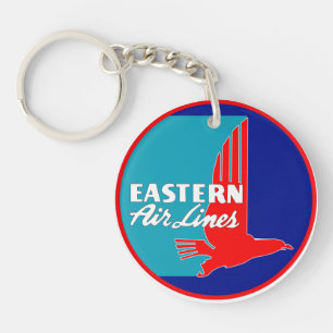 Porte-clés Vieux porte - clé de logo d'Eastern Airlines circ