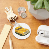 Porte-clés Vieux Porte - clé de voiture jaune