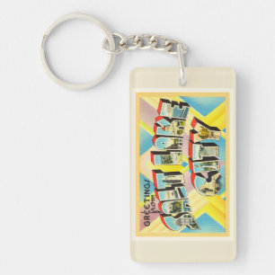 Porte-clés Vieux souvenir de Vintage voyage de Salt Lake City