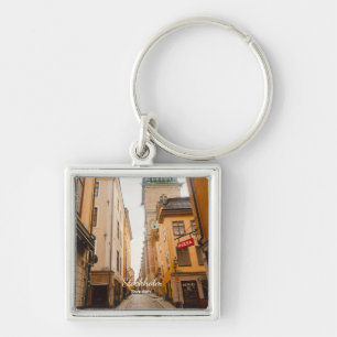 Porte-clés Vieux Town, Stockholm, Suède Souvenir