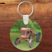 Porte-clés Vieux tracteur dans le verger (Recto)