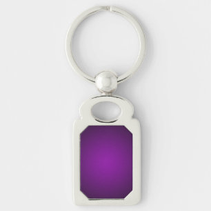 Porte-clés Vignette tendance violet-noir gris