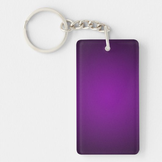 Porte-clés Vignette tendance violet-noir gris (Devant)