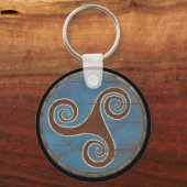 Porte-clés Viking Shield Keychain - Triskele (Recto)