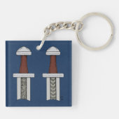 Porte-clés Viking Sword Motif Welding (Dos)