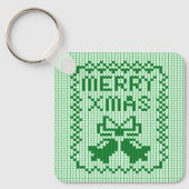 Porte-clés Vilain chandail motif sonneries cloches et Joyeux  (Recto)