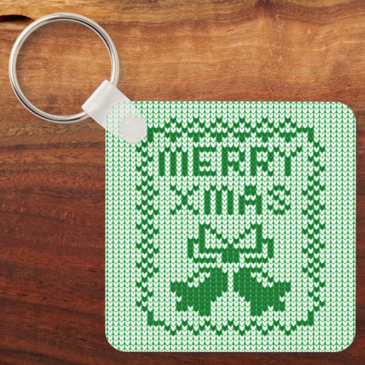 Porte-clés Vilain chandail motif sonneries cloches et Joyeux  (Recto)