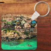 Porte-clés Village Popeye, Malte (Verso)