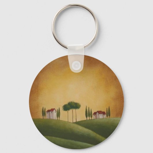 Porte-clés Villas sur les collines toscanes (Recto)