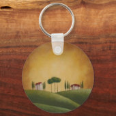 Porte-clés Villas sur les collines toscanes (Recto)