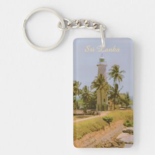 Porte-clés Ville côtière de Galle, Sri Lanka Souvenir de voya
