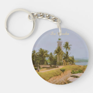 Porte-clés Ville côtière de Galle, Sri Lanka Souvenir de voya