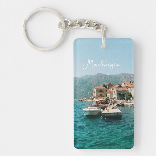 Porte-clés Ville côtière de Perast, Monténégro (Devant)