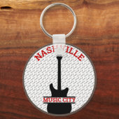 Porte-clés Ville de musique Nashville (Recto)