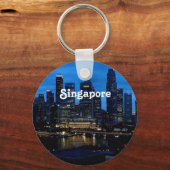 Porte-clés Ville de Singapour (Recto)