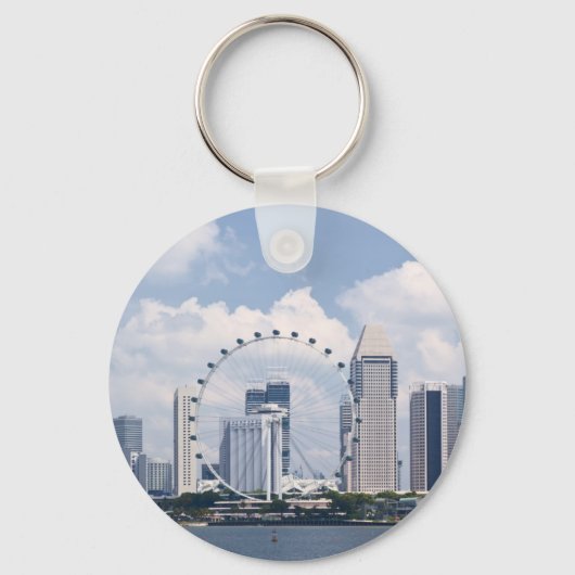 Porte-clés Ville de Singapour (Recto)