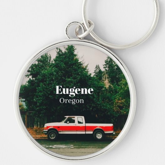 Porte-clés Ville universitaire d'Eugene - Oregon (Devant)